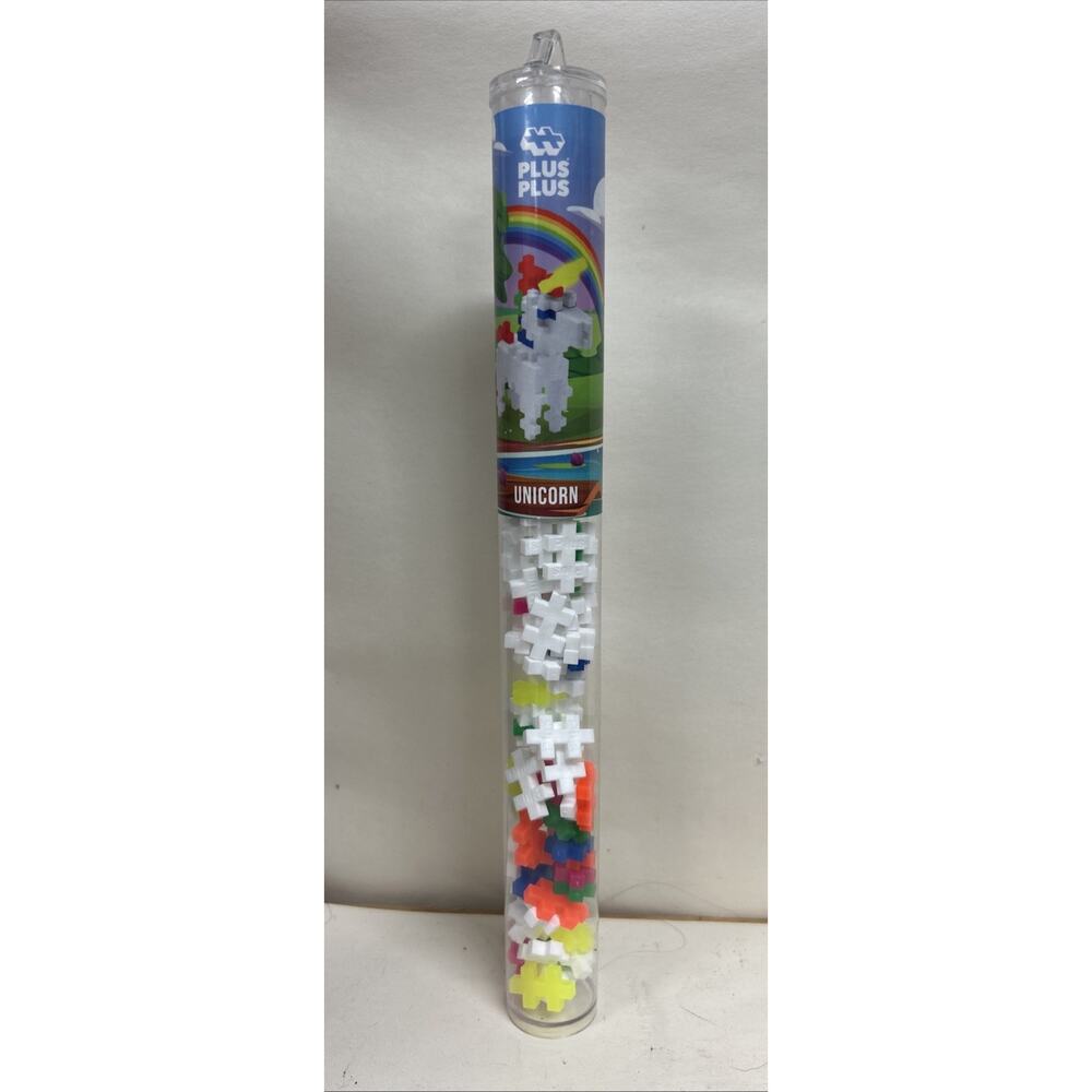 Plus-Plus 4144 Unicorn Multicolor Mini-Maker Tube Building Set 3D Puzzle Sealed